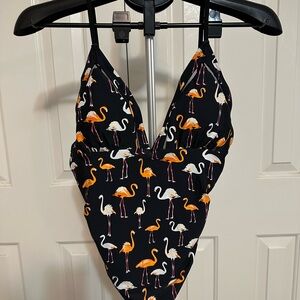 Cupshe Flamingo Print Swimsuit never worn- size M